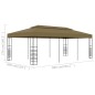 vidaXL Gartenpavillon 6x3x2,7 m Taupe 180 g/m² vidaXL Gartenpavillon 6x3x2,7 m Taupe 180 g/m²