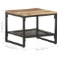 vidaXL Beistelltisch 40x40x35 cm Recyceltes Massivholz vidaXL Beistelltisch 40x40x35 cm Recyceltes Massivholz