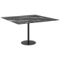 vidaXL Tischplatte Schwarz 70x70 cm 6 mm Hartglas in Marmoroptik vidaXL Tischplatte Schwarz 70x70 cm 6 mm Hartglas in Marmoroptik
