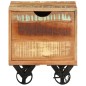 vidaXL Beistelltisch 40x40x45 cm Altholz Massiv vidaXL Beistelltisch 40x40x45 cm Altholz Massiv