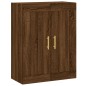 Highboard Braun Eichen-Optik 69,5x34x180 cm Holzwerkstoff Highboard Braun Eichen-Optik 69,5x34x180 cm Holzwerkstoff