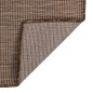 vidaXL Outdoor-Teppich Flachgewebe 100x200 cm Braun vidaXL Outdoor-Teppich Flachgewebe 100x200 cm Braun
