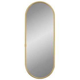 vidaXL Wandspiegel Golden 40x15 cm Oval