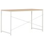 vidaXL Computertisch Weiß und Eiche 120x60x70 cm vidaXL Computertisch Weiß und Eiche 120x60x70 cm