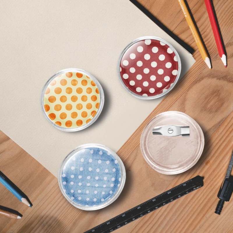 vidaXL Button-Set mit Anstecknadel 100 Stk. Acryl 25 mm vidaXL Button-Set mit Anstecknadel 100 Stk. Acryl 25 mm