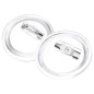 vidaXL Button-Set mit Anstecknadel 100 Stk. Acryl 25 mm vidaXL Button-Set mit Anstecknadel 100 Stk. Acryl 25 mm