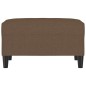 vidaXL Fußhocker Braun 70x55x41 cm Stoff vidaXL Fußhocker Braun 70x55x41 cm Stoff