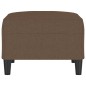 vidaXL Fußhocker Braun 70x55x41 cm Stoff vidaXL Fußhocker Braun 70x55x41 cm Stoff