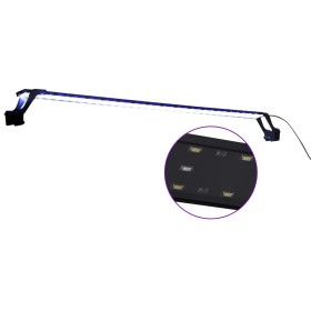 vidaXL LED-Aquariumleuchte mit Klemmen 115-130 cm Blau und Weiß 