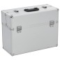 vidaXL Werkzeugkasten 47 x 36 x 20 cm Silbern Aluminium vidaXL Werkzeugkasten 47 x 36 x 20 cm Silbern Aluminium