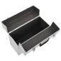 vidaXL Werkzeugkasten 47 x 36 x 20 cm Silbern Aluminium vidaXL Werkzeugkasten 47 x 36 x 20 cm Silbern Aluminium