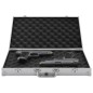 vidaXL Waffenkoffer Aluminium ABS Silbern vidaXL Waffenkoffer Aluminium ABS Silbern