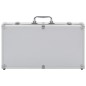 vidaXL Waffenkoffer Aluminium ABS Silbern vidaXL Waffenkoffer Aluminium ABS Silbern
