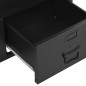 vidaXL Büroschrank mit Maschengittertüren Industriell 75×40×120 cm Stahl vidaXL Büroschrank mit Maschengittertüren Industriell 75×40×120 cm Stahl