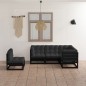 5-tlg. Garten-Lounge-Set mit Kissen Massivholz Kiefer 5-tlg. Garten-Lounge-Set mit Kissen Massivholz Kiefer