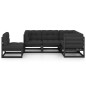 5-tlg. Garten-Lounge-Set mit Kissen Massivholz Kiefer 5-tlg. Garten-Lounge-Set mit Kissen Massivholz Kiefer