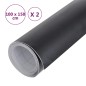 vidaXL Autofolien 2 Stk. Matt-Schwarz 100x150 cm vidaXL Autofolien 2 Stk. Matt-Schwarz 100x150 cm
