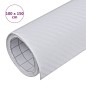 vidaXL Autofolie 3D Weiß 100x150 cm vidaXL Autofolie 3D Weiß 100x150 cm