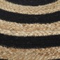 vidaXL Handgefertigter Sitzpuff Schwarz 45 x 30 cm Jute vidaXL Handgefertigter Sitzpuff Schwarz 45 x 30 cm Jute