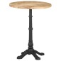 vidaXL Bistrotisch Ø60x76 cm Raues Mangoholz vidaXL Bistrotisch Ø60x76 cm Raues Mangoholz