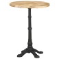 vidaXL Bistrotisch Ø60x76 cm Raues Mangoholz vidaXL Bistrotisch Ø60x76 cm Raues Mangoholz