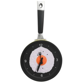 vidaXL Wanduhr mit Spiegelei-Pfannen-Design 18,8 cm 