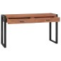 vidaXL Schreibtisch mit 2 Schubladen 140x40x75 cm Teakholz vidaXL Schreibtisch mit 2 Schubladen 140x40x75 cm Teakholz