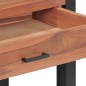 vidaXL Schreibtisch mit 2 Schubladen 140x40x75 cm Teakholz vidaXL Schreibtisch mit 2 Schubladen 140x40x75 cm Teakholz