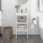 vidaXL Badezimmer Waschtischgestell Weiß 40x38x83 cm Eisen vidaXL Badezimmer Waschtischgestell Weiß 40x38x83 cm Eisen