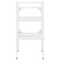 vidaXL Badezimmer Waschtischgestell Weiß 40x38x83 cm Eisen vidaXL Badezimmer Waschtischgestell Weiß 40x38x83 cm Eisen