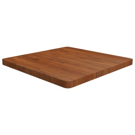 vidaXL Tischplatte Quadratisch Dunkelbraun 70x70x4cm Behandelte Eiche