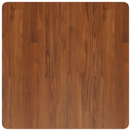 vidaXL Tischplatte Quadratisch Dunkelbraun 70x70x4cm Behandelte Eiche