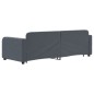 vidaXL Tagesbett Ausziehbar mit Schubladen Dunkelgrau 80x200 cm Samt vidaXL Tagesbett Ausziehbar mit Schubladen Dunkelgrau 80x200 cm Samt