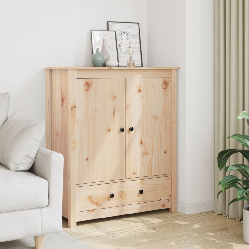 vidaXL Highboard 83x41,5x100 cm Massivholz Kiefer vidaXL Highboard 83x41,5x100 cm Massivholz Kiefer