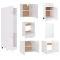 vidaXL 7-tlg. Küchenzeile Weiß Holzwerkstoff vidaXL 7-tlg. Küchenzeile Weiß Holzwerkstoff