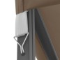 vidaXL Pavillon mit LED-Lichterkette 3x3 m Taupe vidaXL Pavillon mit LED-Lichterkette 3x3 m Taupe