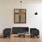 8-tlg. Garten-Lounge-Set mit Kissen Kiefer Massivholz 8-tlg. Garten-Lounge-Set mit Kissen Kiefer Massivholz