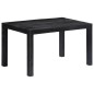vidaXL Esstisch Schwarz 140 x 80 x 76 cm Mango-Massivholz vidaXL Esstisch Schwarz 140 x 80 x 76 cm Mango-Massivholz
