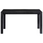 vidaXL Esstisch Schwarz 140 x 80 x 76 cm Mango-Massivholz vidaXL Esstisch Schwarz 140 x 80 x 76 cm Mango-Massivholz