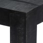 vidaXL Esstisch Schwarz 140 x 80 x 76 cm Mango-Massivholz vidaXL Esstisch Schwarz 140 x 80 x 76 cm Mango-Massivholz