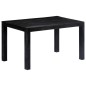 vidaXL Esstisch Schwarz 140 x 80 x 76 cm Mango-Massivholz vidaXL Esstisch Schwarz 140 x 80 x 76 cm Mango-Massivholz