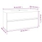 vidaXL Waschbeckenschrank mit Einbaubecken Grau Sonoma Holzwerkstoff vidaXL Waschbeckenschrank mit Einbaubecken Grau Sonoma Holzwerkstoff