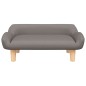 vidaXL Kindersofa Taupe 70x40x24 cm Stoff vidaXL Kindersofa Taupe 70x40x24 cm Stoff