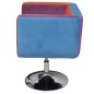 vidaXL Würfel-Sessel mit Patchwork-Design Stoff vidaXL Würfel-Sessel mit Patchwork-Design Stoff