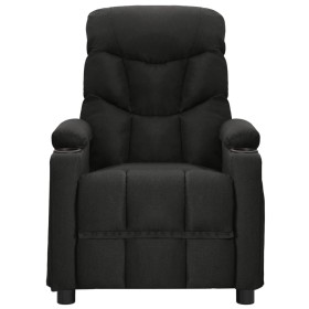 vidaXL Massagesessel Schwarz Stoff