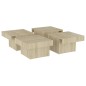 vidaXL Couchtisch Sonoma-Eiche 90x90x28 cm Holzwerkstoff