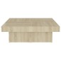 vidaXL Couchtisch Sonoma-Eiche 90x90x28 cm Holzwerkstoff