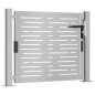vidaXL Gartentor 105x80 cm Cortenstahl Quadratisches Design vidaXL Gartentor 105x80 cm Cortenstahl Quadratisches Design