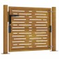 vidaXL Gartentor 105x80 cm Cortenstahl Quadratisches Design vidaXL Gartentor 105x80 cm Cortenstahl Quadratisches Design