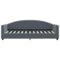 vidaXL Tagesbett mit Matratze Dunkelgrau 80x200 cm Samt vidaXL Tagesbett mit Matratze Dunkelgrau 80x200 cm Samt